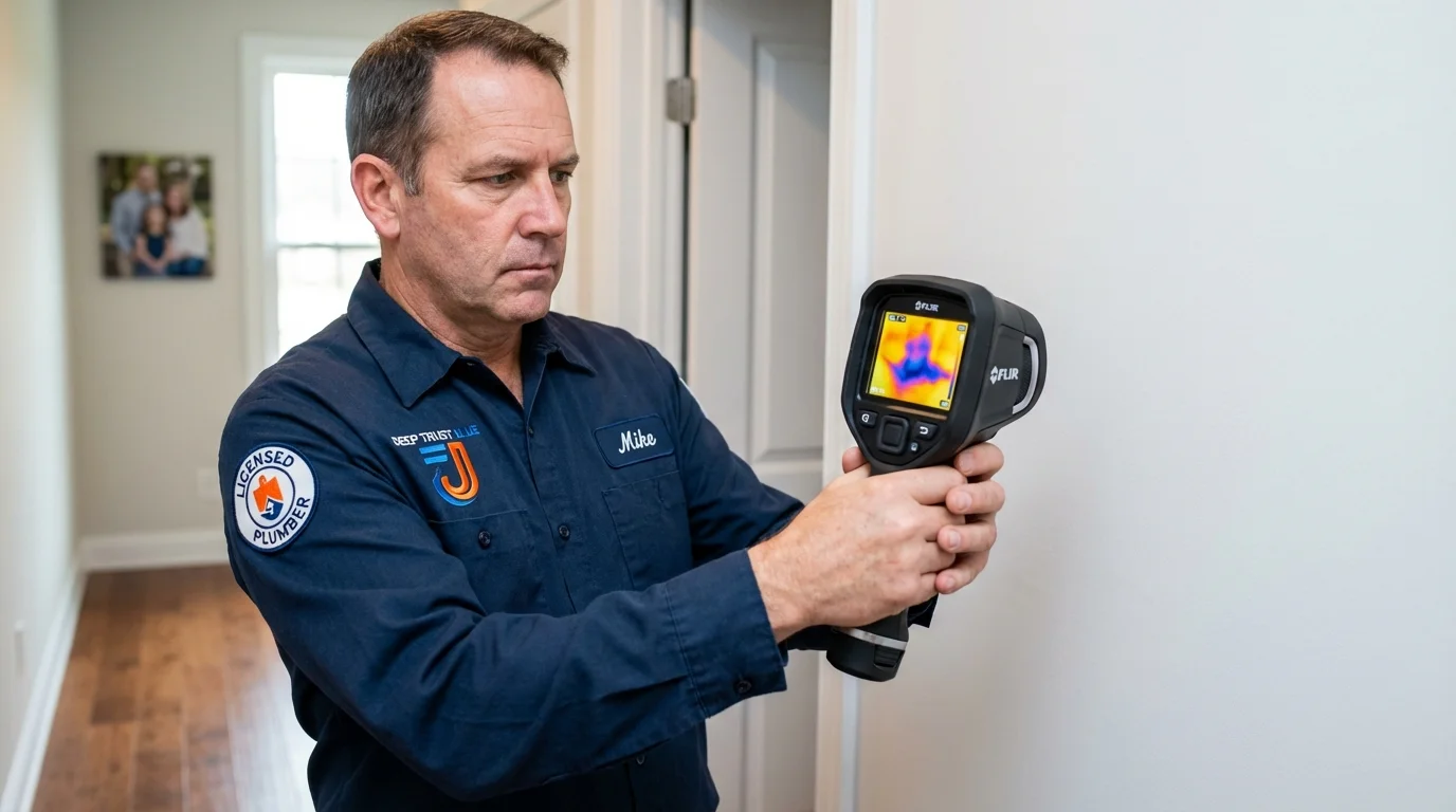 Thermal imaging leak detection by Johns Plumbing LLC in Winter Park